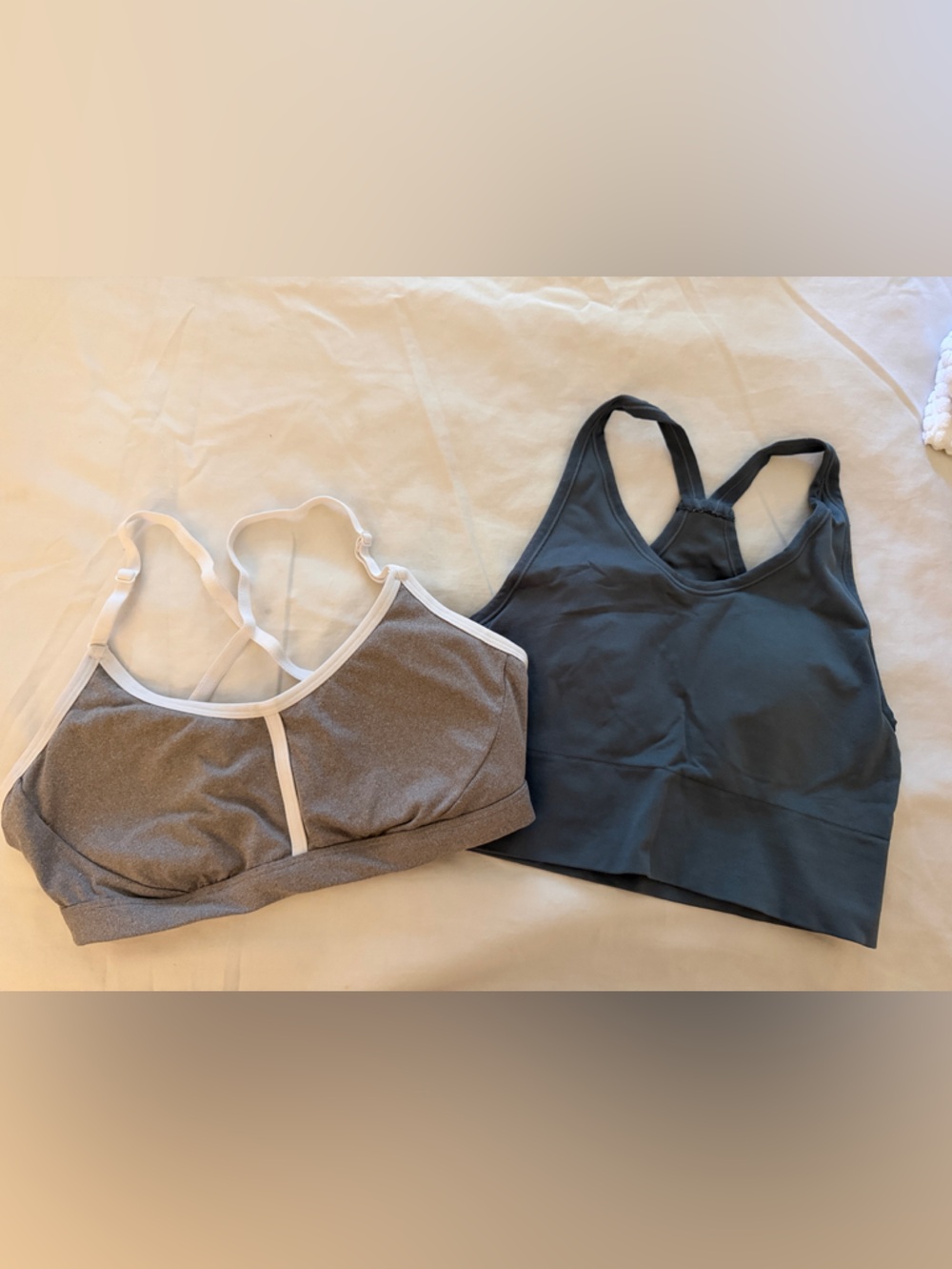 Zara Women's Gray Active Sports Bra Bundle- Comfortable Support